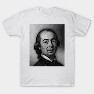 Johann Gottfried Herder Black And White Portrait | Johann Gottfried Herder Artwork 2 T-Shirt